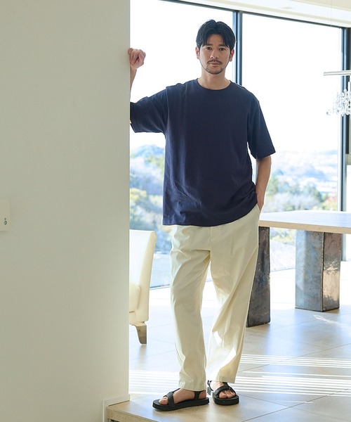CROSS FUNCTION(クロスファンクション)の「《抗菌防臭》エブ楽 3枚セット メンズヘビーウェイトコットンTシャツ【CROSS FUNCTION/クロスファンクション】(Tシャツ/カットソー・メンズ・ネイビー/ホワイト/チャコールグレー/ブラック・M/L/XL/XXL)」の7枚目の写真