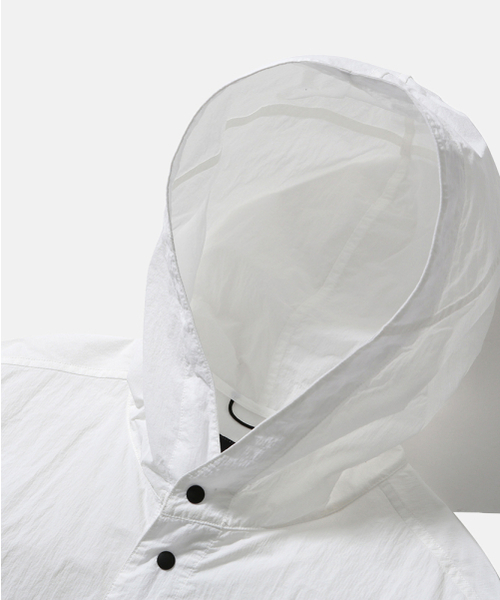MOIF（モイフ）の「[SS26] BOYHOOD OVERSHIRT / WHITE（ナイロンジャケット・メンズ・その他・1(S)/2(M)/3(L)）」の3枚目の写真
