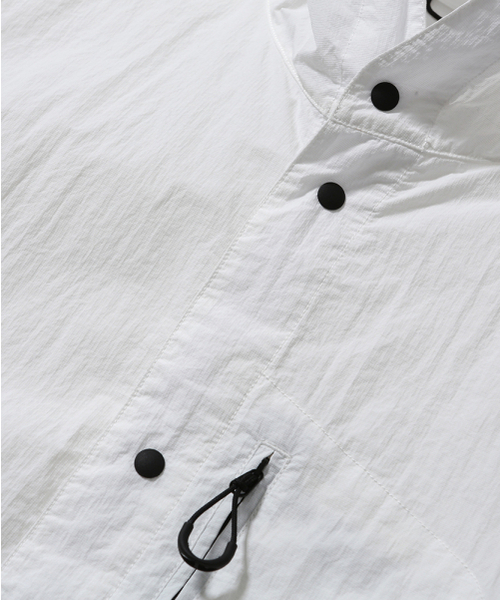 MOIF（モイフ）の「[SS26] BOYHOOD OVERSHIRT / WHITE（ナイロンジャケット・メンズ・その他・1(S)/2(M)/3(L)）」の5枚目の写真