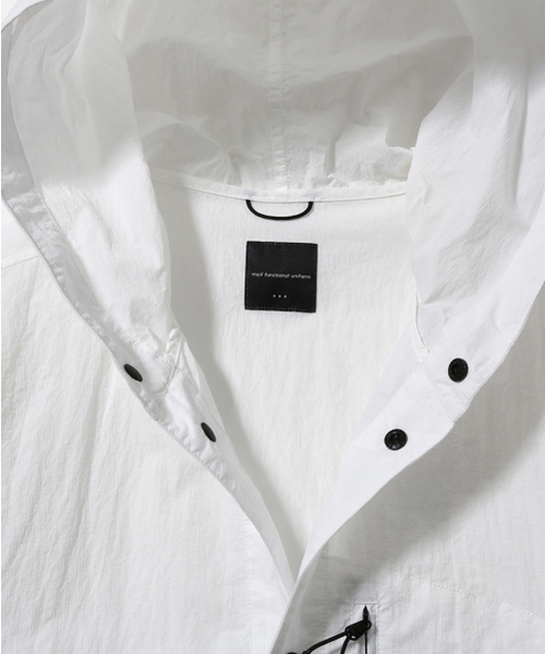 MOIF（モイフ）の「[SS26] BOYHOOD OVERSHIRT / WHITE（ナイロンジャケット・メンズ・その他・1(S)/2(M)/3(L)）」の8枚目の写真