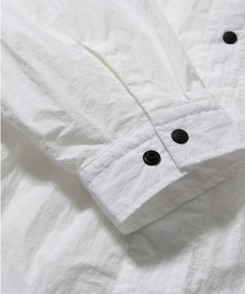MOIF（モイフ）の「[SS26] BOYHOOD OVERSHIRT / WHITE（ナイロンジャケット・メンズ・その他・1(S)/2(M)/3(L)）」の9枚目の写真