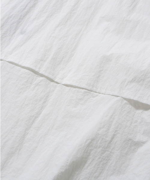 MOIF（モイフ）の「[SS26] BOYHOOD OVERSHIRT / WHITE（ナイロンジャケット・メンズ・その他・1(S)/2(M)/3(L)）」の14枚目の写真
