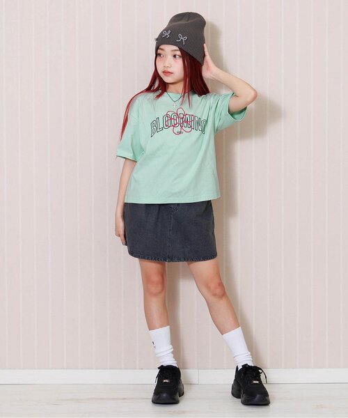 algy(アルジー)の「アソートカラバリ半袖Tシャツ(Tシャツ/カットソー・キッズ・ラベンダー/ミント/サックスブルー/オフホワイト・120/130/140/150/160)」の7枚目の写真