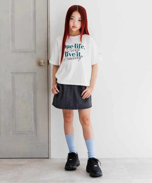 algy(アルジー)の「アソートカラバリ半袖Tシャツ(Tシャツ/カットソー・キッズ・ラベンダー/ミント/サックスブルー/オフホワイト・120/130/140/150/160)」の9枚目の写真
