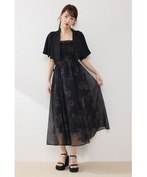 森香澄さん着用】リボンディティールティアードキャミワンピース 春服