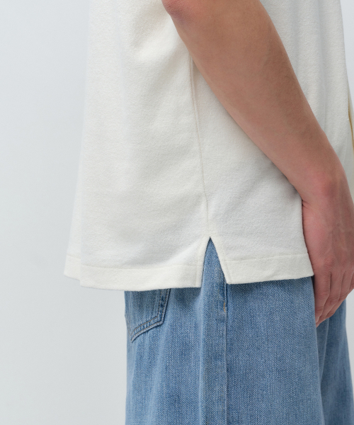 MUSINSA STANDARD（ムシンサスタンダード）の「テリークロス 半袖シャツ [クリーム]（シャツ/ブラウス・メンズ・その他・SMALL/MEDIUM/LARGE/X-LARGE/2XL）」の6枚目の写真