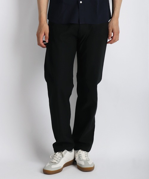 WESTSEA（ウエストシー）の「圧倒的ストレッチ メガストレッチ イージーパンツ / バックシャーリング ストレートパンツ 5ポケット（その他パンツ・メンズ・ブラック/チャコール・L/LL/M）」の2枚目の写真