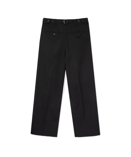 SYNQIA(シンキア)の「ヘリテージアジャスタブルツーピンタックトラウザー ブラック(スラックス・メンズ・その他・LARGE/MEDIUM/SMALL)」の12枚目の写真