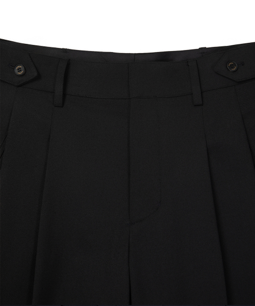 SYNQIA(シンキア)の「ヘリテージアジャスタブルツーピンタックトラウザー ブラック(スラックス・メンズ・その他・LARGE/MEDIUM/SMALL)」の11枚目の写真