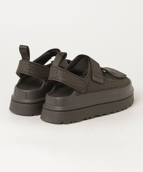 UGG（アグ）の「(UGG)W GOLDENGLOW EMBOSSED（サンダル・レディース・ブラウン/グリーン・24cm/25cm/23cm）」の3枚目の写真