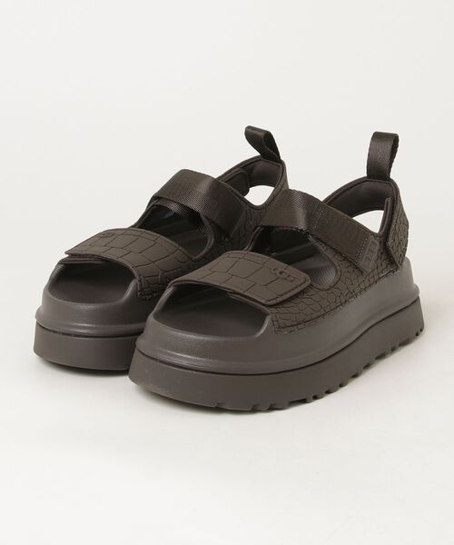 UGG（アグ）の「(UGG)W GOLDENGLOW EMBOSSED（サンダル・レディース・ブラウン/グリーン・24cm/25cm/23cm）」の6枚目の写真