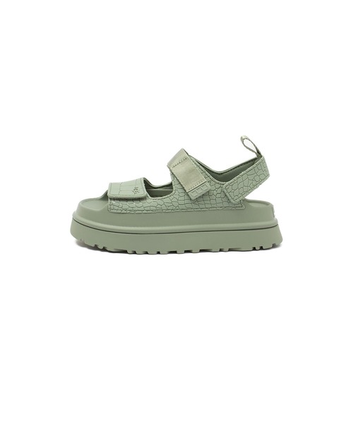 UGG（アグ）の「(UGG)W GOLDENGLOW EMBOSSED（サンダル・レディース・ブラウン/グリーン・24cm/25cm/23cm）」の14枚目の写真