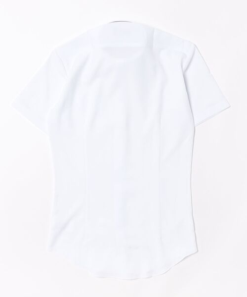 TOKYO SHIRTS(トウキョウシャツ)の「【吸水速乾】【COFREX】形態安定ノンアイロン ボタンダウン 半袖ビジネスワイシャツ(ビジネスシャツ・メンズ・ホワイト・首回り37cm/首回り39cm/首回り41cm/首回り42cm/首回り43cm)」の2枚目の写真