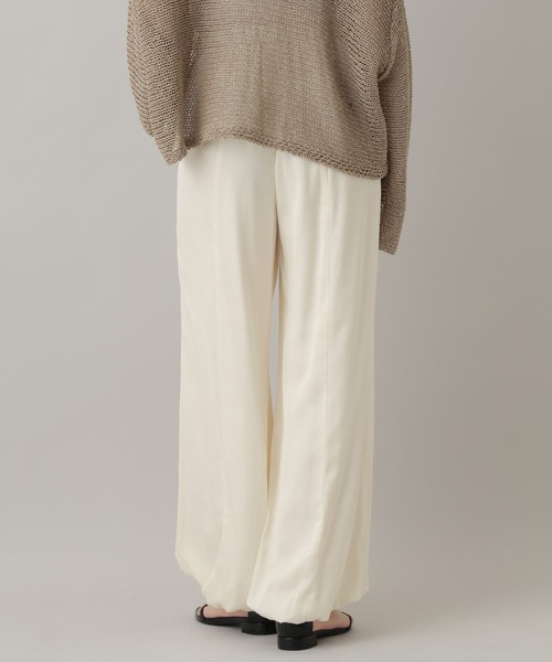 A part by（アパートバイ）の「リネンコンバルーンパンツ（その他パンツ・レディース・オフホワイト/ブラック・SMALL/MEDIUM）」の9枚目の写真