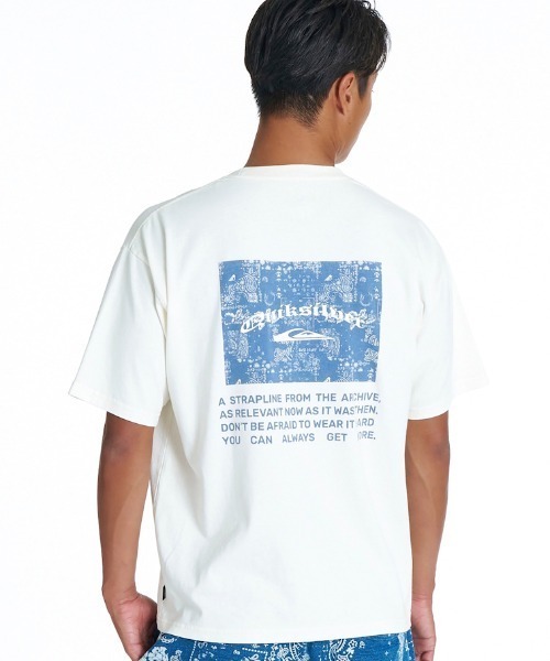 Quiksilver(クイックシルバー)の「クイックシルバー QUIKSILVER MERCURY PAISLEY BOX ST(Tシャツ/カットソー・メンズ・ホワイト/ブルー・S/M/L/LL)」の8枚目の写真