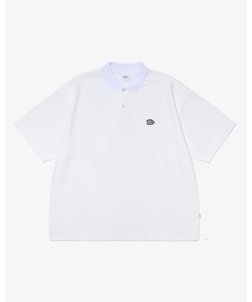 KEBOZ(ケボズ)の「EFG WAPPEN S/S POLO(Tシャツ/カットソー・メンズ・アッシュグレー/ブラック/ネイビー/ホワイト/グリーン・S/M/L/XL/2XL)」の2枚目の写真