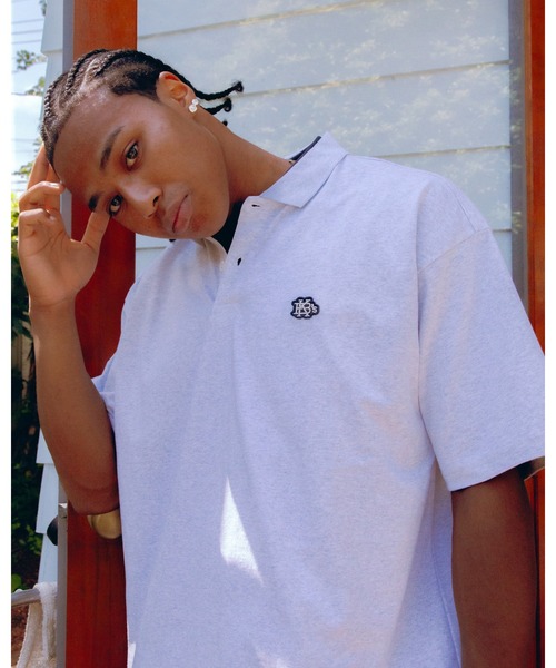 KEBOZ(ケボズ)の「EFG WAPPEN S/S POLO(Tシャツ/カットソー・メンズ・アッシュグレー/ブラック/ネイビー/ホワイト/グリーン・S/M/L/XL/2XL)」の3枚目の写真