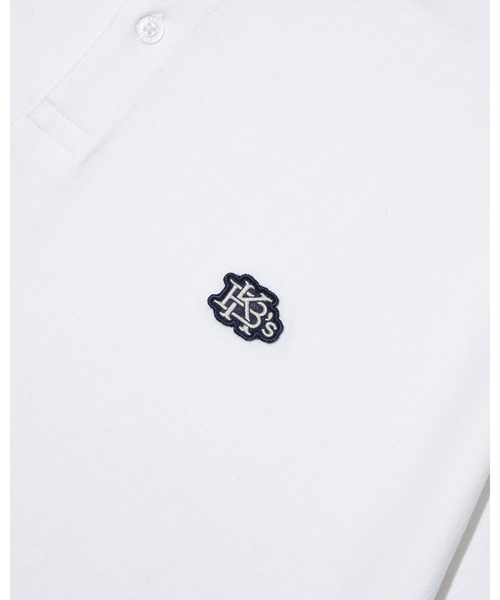 KEBOZ(ケボズ)の「EFG WAPPEN S/S POLO(Tシャツ/カットソー・メンズ・アッシュグレー/ブラック/ネイビー/ホワイト/グリーン・S/M/L/XL/2XL)」の7枚目の写真