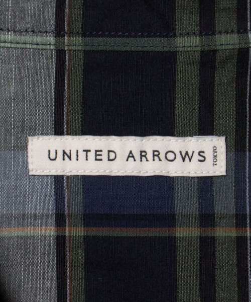 UNITED ARROWS(ユナイテッドアローズ)の「コットン/リネン ダークマドラスチェック オープンカラーシャツ(シャツ/ブラウス・メンズ・パープル/ブラック・S/M/L/XL)」の18枚目の写真