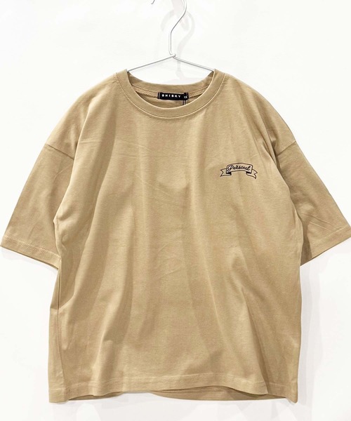 THE CASUAL(カジュアル)の「ステッカープリント オーバーサイズ Tシャツ(Tシャツ/カットソー・キッズ・ホワイト系その他2/チャコール/ホワイト系その他/オレンジ/ブラック系その他/ミント/ブラック/オフホワイト/ベージュ・160cm/150cm/140cm/130cm/120cm/110cm)」の17枚目の写真