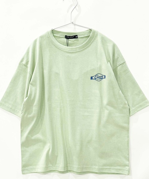 THE CASUAL(カジュアル)の「ステッカープリント オーバーサイズ Tシャツ(Tシャツ/カットソー・キッズ・ホワイト系その他2/チャコール/ホワイト系その他/オレンジ/ブラック系その他/ミント/ブラック/オフホワイト/ベージュ・160cm/150cm/140cm/130cm/120cm/110cm)」の18枚目の写真