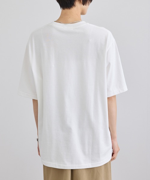 SALON adam et rope'（サロン アダム エ ロペ）の「VoyageurロゴプリントT（Tシャツ/カットソー・レディース・オフホワイト/ブラック・FREE）」の14枚目の写真
