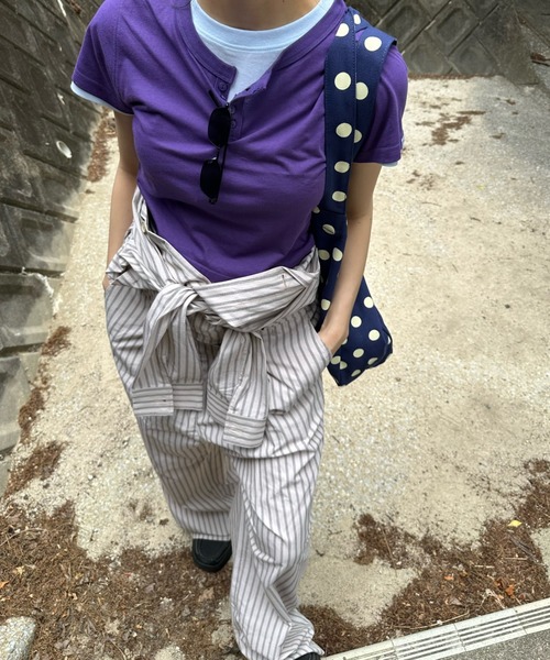 JEANASIS(ジーナシス)の「【みちゃん×25quee企画】ジャンプスーツ/839423(つなぎ/オールインワン・レディース・ブルー系その他/ベージュ系その他/ネイビー系・FREE)」の7枚目の写真