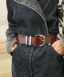 Ameri（アメリ）の「BOLD BUCKLE WIDE BELT（ベルト）」