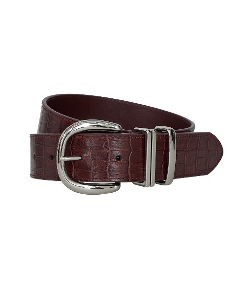 Ameri(アメリ)の「BOLD BUCKLE WIDE BELT(ベルト・レディース・マルチ/ブラウン/ブラック・FREE)」の16枚目の写真