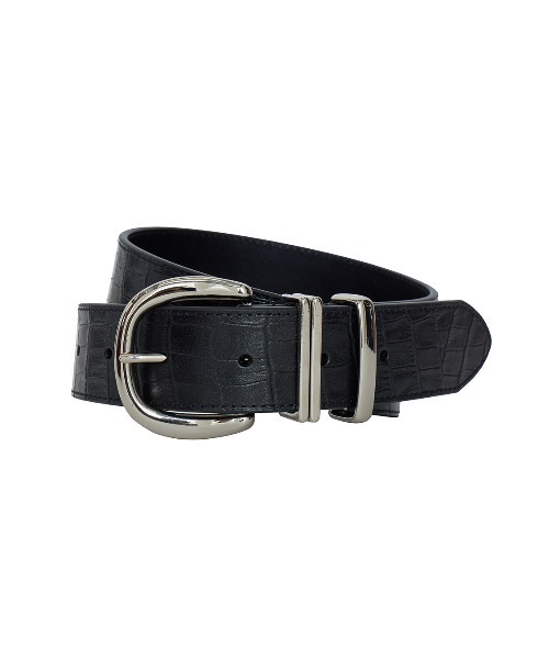 Ameri(アメリ)の「BOLD BUCKLE WIDE BELT(ベルト・レディース・マルチ/ブラウン/ブラック・FREE)」の14枚目の写真