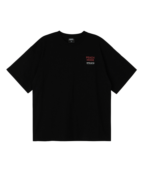 URBANAGE(アーバンエイジ)の「PEACH MODE オーバー半袖ブラック(Tシャツ/カットソー・レディース・その他・MEDIUM/LARGE)」の10枚目の写真