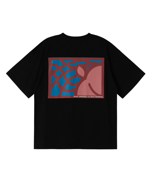 URBANAGE(アーバンエイジ)の「PEACH MODE オーバー半袖ブラック(Tシャツ/カットソー・レディース・その他・MEDIUM/LARGE)」の9枚目の写真