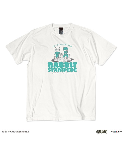 AIR TWOKYO(エアトゥーキョー)の「TVアニメ『呪術廻戦』第2期「渋谷事変」シーンイラスト Tシャツ2(脱兎)(Tシャツ/カットソー・レディース・ホワイト系その他・XX-LARGE/SMALL/X-LARGE/LARGE)」の3枚目の写真