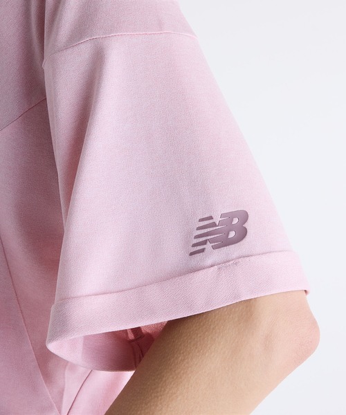 NEW BALANCE(ニューバランス)の「NBロゴTシャツ(Tシャツ/カットソー・レディース・ブルーグレー/ライトピンク/ライトブラウン・X-LARGE/LARGE/MEDIUM/SMALL)」の10枚目の写真