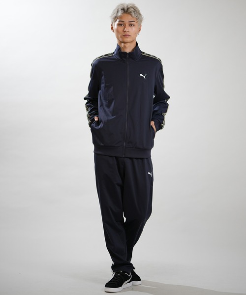 PUMA(プーマ)の「PUMA/プーマ ジャージ トラックジャケット トラックパンツ セットアップ 696178(セットアップ・メンズ・ブラック/グレー/ネイビー・XL/L)」の3枚目の写真