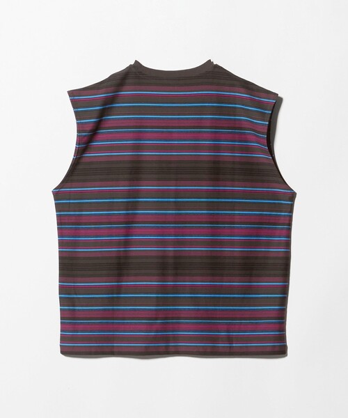 California General Store（California General Store）の「＜CGS.＞マルチ ボーダー ノースリーブ Tシャツ（Tシャツ/カットソー・メンズ・ダークグレー・S/M/L）」の10枚目の写真