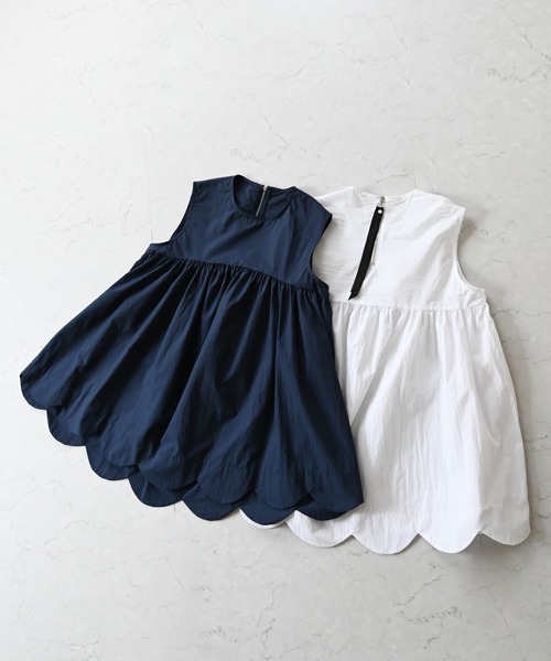 Neige(ネージュ)の「スカラップフレアブラウス(シャツ/ブラウス・レディース・ホワイト/ネイビー・ONE SIZE)」の17枚目の写真