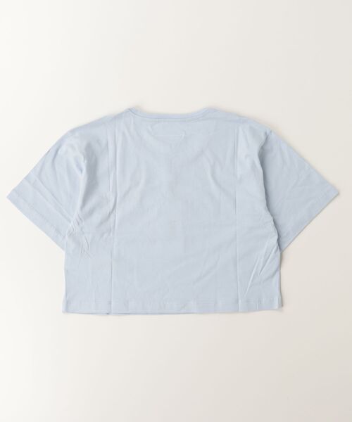 MM6 Maison Margiela(エムエムシックス メゾン マルジェラ)の「MM6 Maison Margiela(エムエムシックス メゾン マルジェラ)Kids & Junior ブランドロゴ半袖Tシャツカットソー(Tシャツ/カットソー・キッズ・ライトブルー・12Y)」の2枚目の写真
