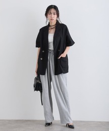 麻綿半袖シャツジャケット