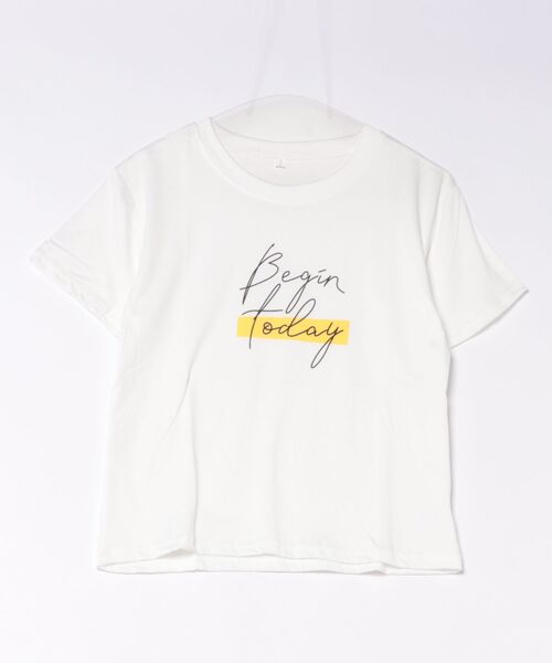 styiro（スタイロ）の「ロゴプリント 半袖Tシャツ 大人カジュアル（Tシャツ/カットソー・レディース・ホワイト/グレー/ブラック・L/M）」の8枚目の写真