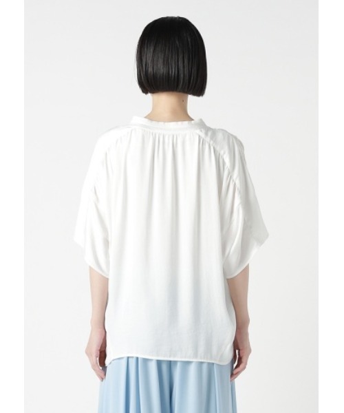 ZUCCa(ズッカ)の「SOFT PE SATIN / シャツ(シャツ/ブラウス・レディース・カーキ/ブラック/ホワイト・M size)」の10枚目の写真