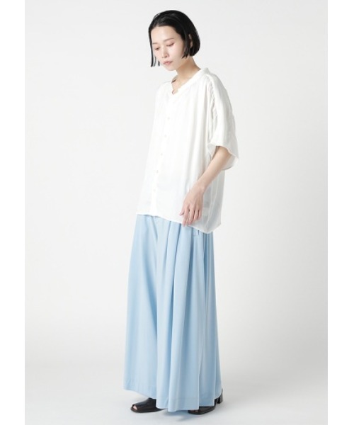 ZUCCa(ズッカ)の「SOFT PE SATIN / シャツ(シャツ/ブラウス・レディース・カーキ/ブラック/ホワイト・M size)」の8枚目の写真
