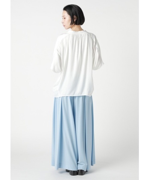 ZUCCa(ズッカ)の「SOFT PE SATIN / シャツ(シャツ/ブラウス・レディース・カーキ/ブラック/ホワイト・M size)」の7枚目の写真