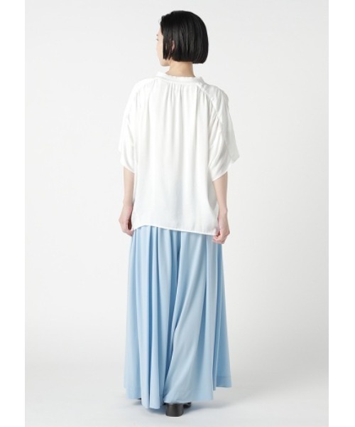 ZUCCa(ズッカ)の「SOFT PE SATIN / シャツ(シャツ/ブラウス・レディース・カーキ/ブラック/ホワイト・M size)」の6枚目の写真