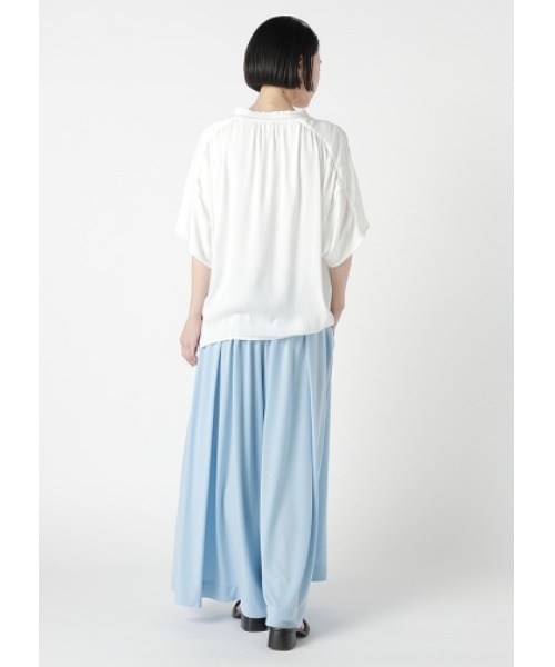 ZUCCa(ズッカ)の「SOFT PE SATIN / シャツ(シャツ/ブラウス・レディース・カーキ/ブラック/ホワイト・M size)」の5枚目の写真