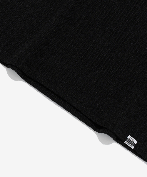 CARGOBROS(カーゴブロス)の「ACS オーバーボックス半袖ニット (ブラック)(Tシャツ/カットソー・メンズ・その他・FREE)」の5枚目の写真
