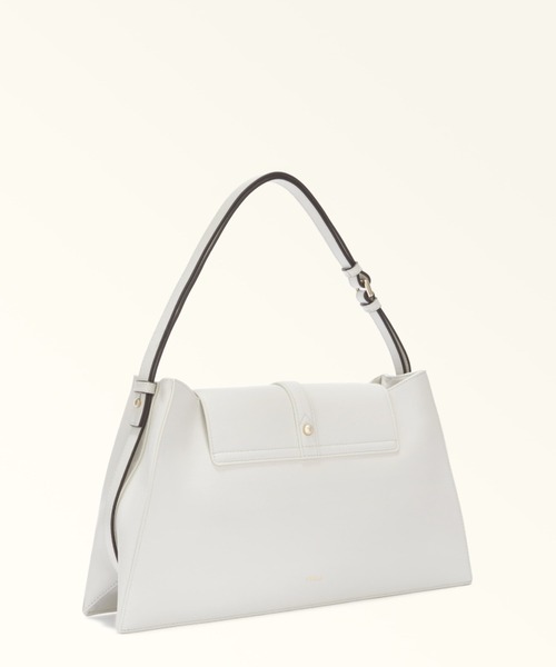 FURLA(フルラ)の「フルラ ヌヴォラ (Furla Nuvola) ショルダーバッグ L(ハンドバッグ・レディース・グレイッシュベージュ/ホワイト/ブラック・ONE SIZE)」の8枚目の写真