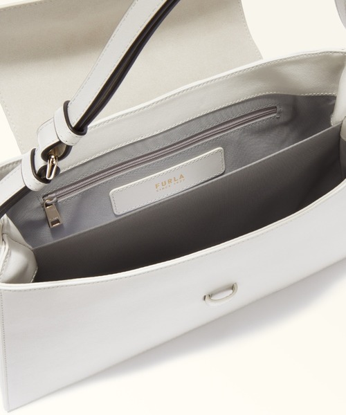 FURLA(フルラ)の「フルラ ヌヴォラ (Furla Nuvola) ショルダーバッグ L(ハンドバッグ・レディース・グレイッシュベージュ/ホワイト/ブラック・ONE SIZE)」の11枚目の写真