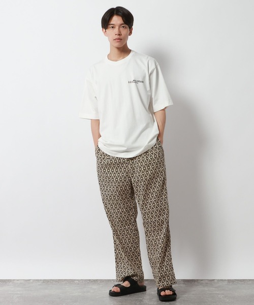 GLOBAL WORK(グローバルワーク)の「ミュルーズモダン ワイドイージーパンツ/1042987(その他パンツ・メンズ・チャコールグレー/オリーブ/ブラック系その他/ネイビー・MEDIUM/SMALL/LARGE/X-LARGE)」の7枚目の写真