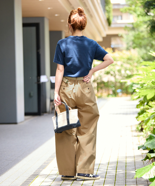 B.C STOCK(ベーセーストック)の「ウォッシャブル / 接触冷感 / アイスセルチノWタックチノ(チノパンツ・レディース・ブラック/ベージュ/ピンク系その他・MEDIUM/SMALL)」の12枚目の写真
